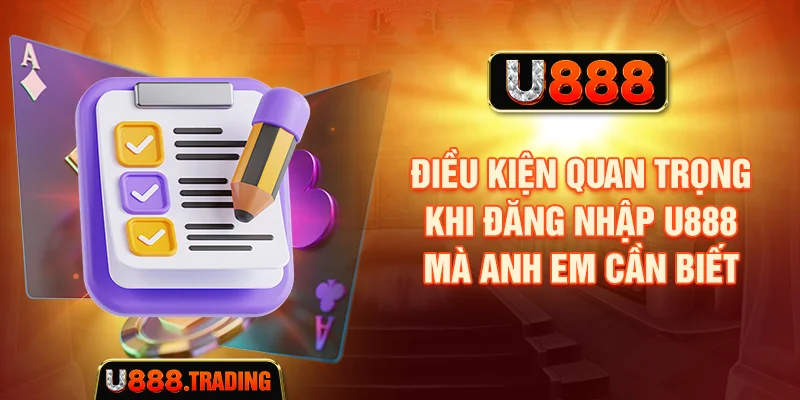 Những điều kiện cần kiểm tra trước khi rút tiền U888